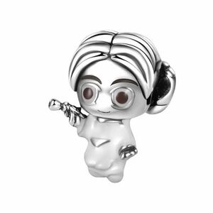 NWOT Star Wars Princess Leia Organa Charm Sterling Silver 925